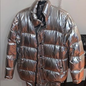 ARITZIA silver puffer!
